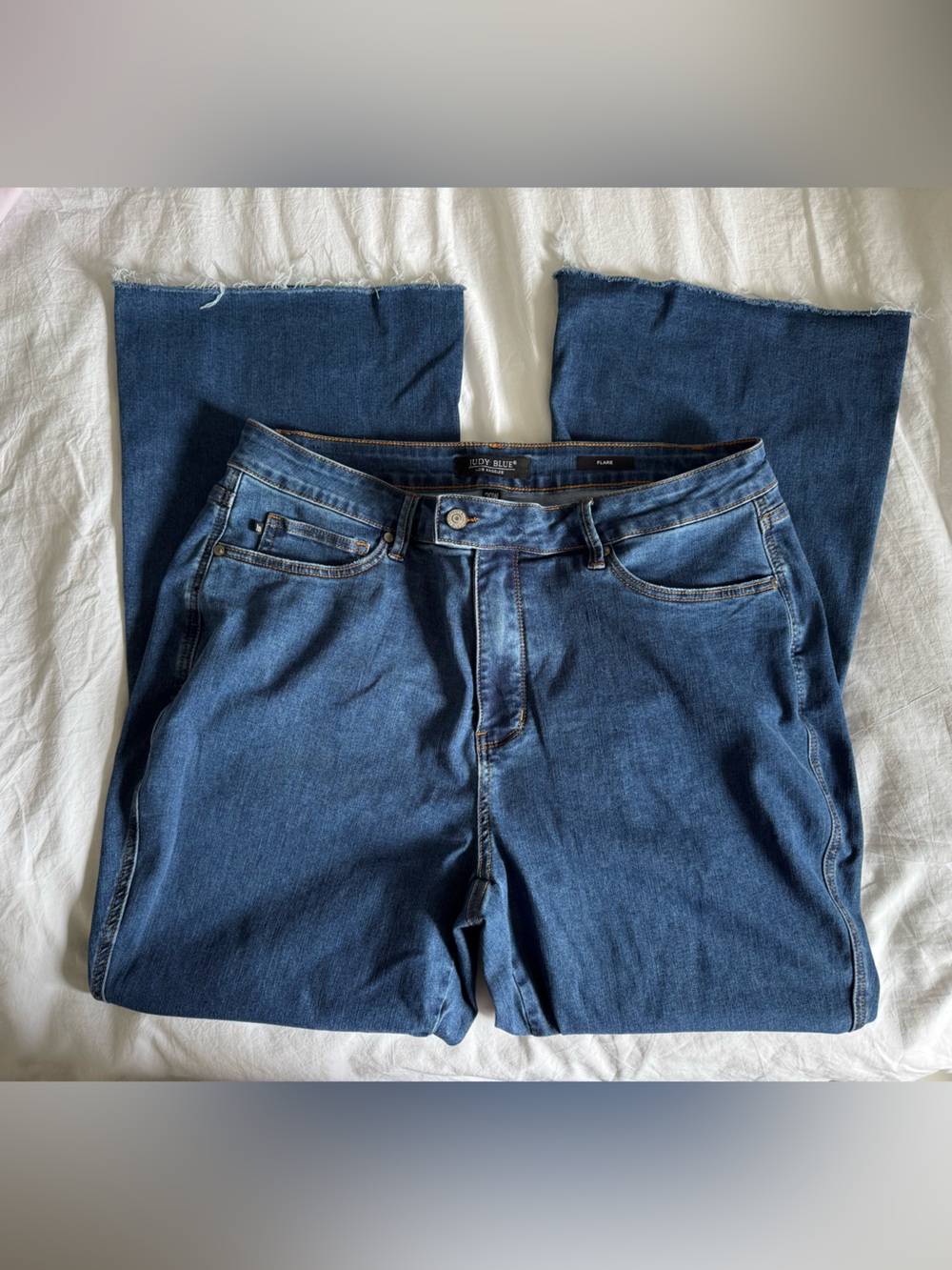 Judy Bloom Flare Pant Raw Hem